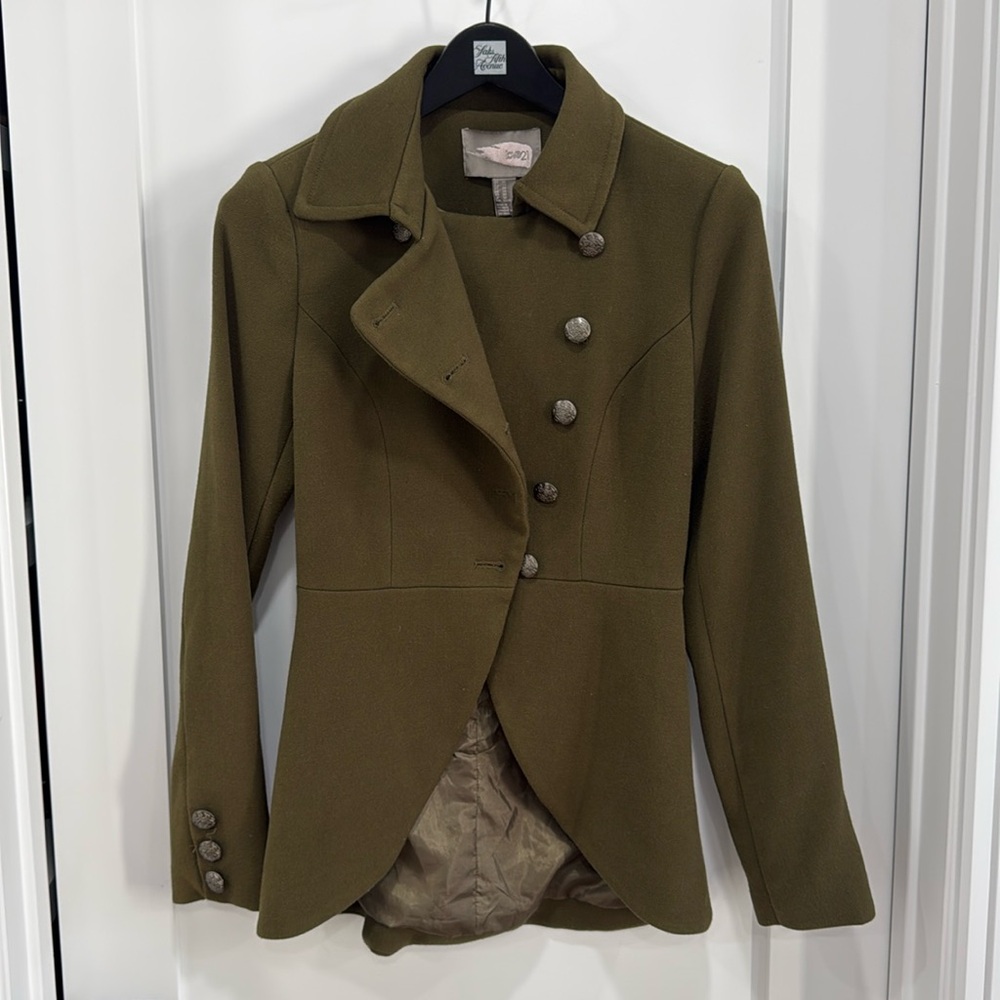 Olive green coat